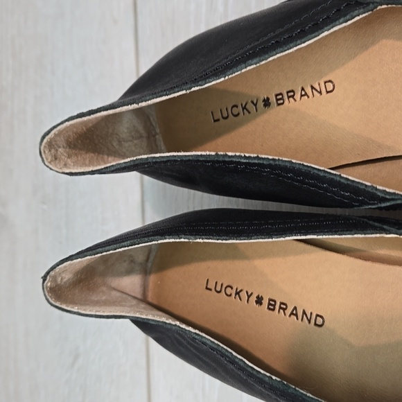 Lucky Brand Women Alba Leather Loafer Slip on shoes sz 9.5M - Picture 5 of 12